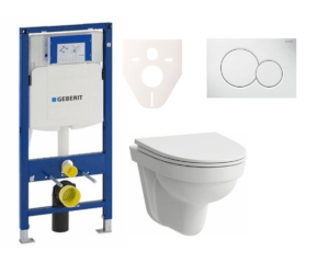 Cenově zvýhodněný závěsný WC set Geberit do lehkých stěn / předstěnová montáž+ WC Laufen Laufen Pro Nordic SIKOGES3H1