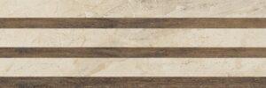 Dekor Fineza Adore beige stripes 25x75 cm mat DADORE275ST