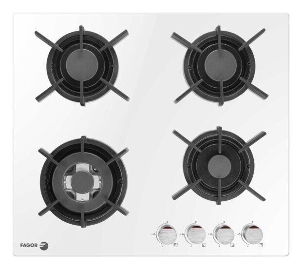 Plynová varná deska Fagor bílá 3CFI4BGLSTA