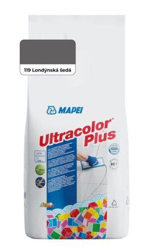 Spárovací hmota Mapei Ultracolor Plus londýnská šedá 2 kg CG2WA MAPU2119