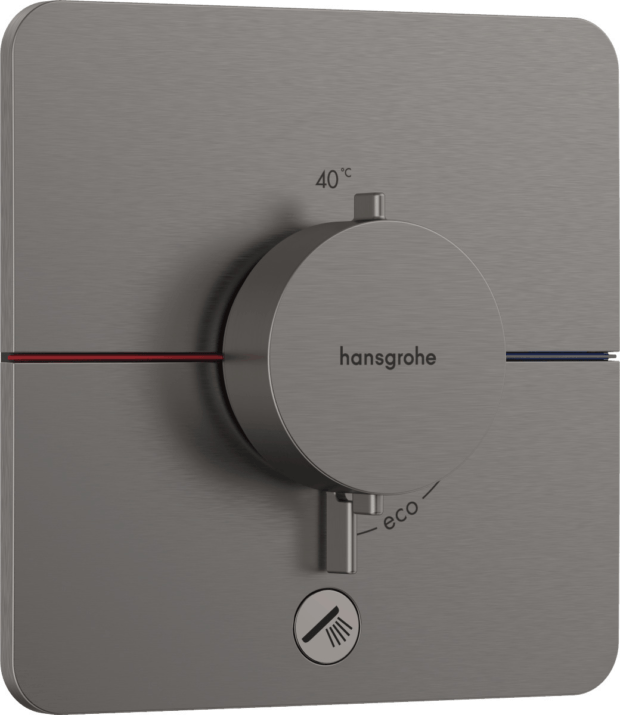Sprchová baterie Hansgrohe ShowerSelect Comfort Q bez podomítkového tělesa kartáčovaný černý chrom 15589340