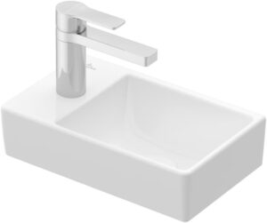 Umývátko Villeroy & Boch Avento 36x22 cm otvor pro baterii vlevo alpská bílá 43003R01