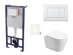 Závěsný WC set do lehkých stěn / předstěnová SAT Infinitio SIKOSSIN20KECO