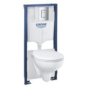 Závěsný wc set do lehkých stěn / předstěnový Grohe Bau Ceramic 39586000